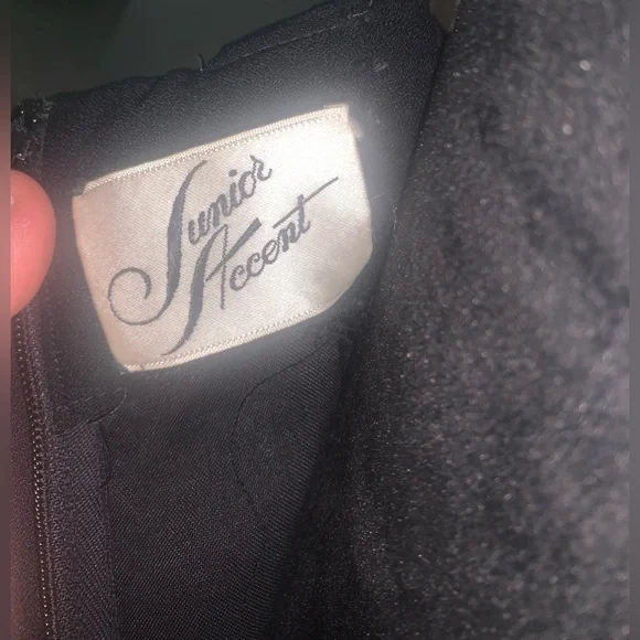 Vintage Black Fringe Dress by Junior Accents - Picture 5 of 5